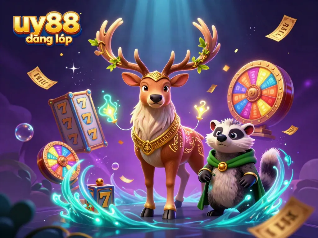 Experience the thrill of uy88 đăng nhập with vibrant slot game action and enchanting 3D characters.