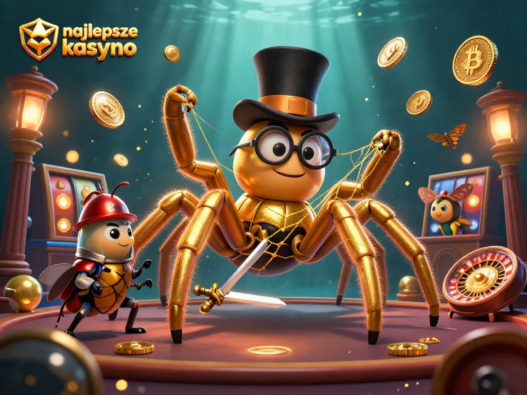 Experience the thrill at najlepsze kasyno bitcoin with vibrant 3D characters and casino elements.
