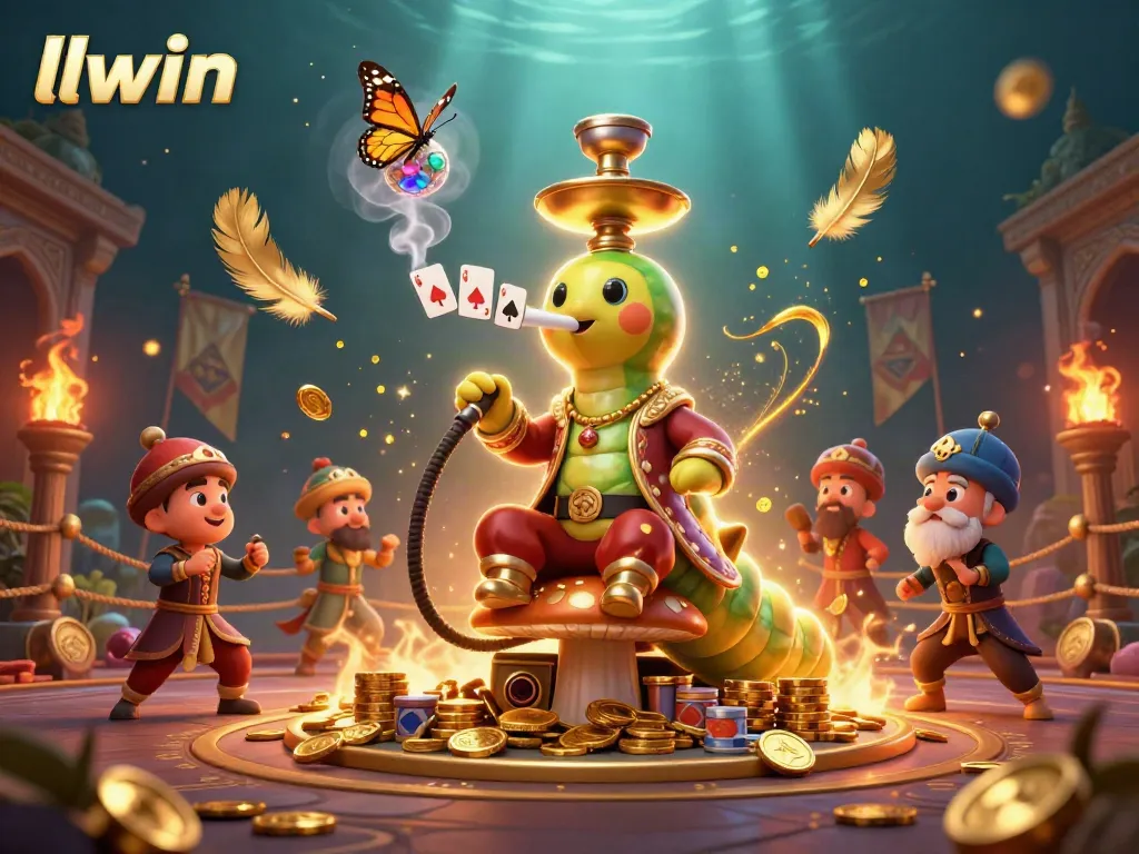 Experience thrilling gaming at llwin with vibrant characters, golden coins, and immersive casino symbols.