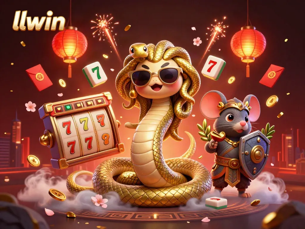 Experience thrilling gameplay with llwin in a vibrant casino-themed dynamic scene featuring bright slot game elements.