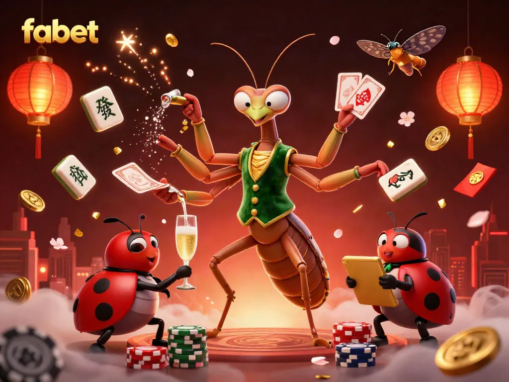 Experience exciting gameplay at fabet with vibrant characters amidst a lavish casino setting.