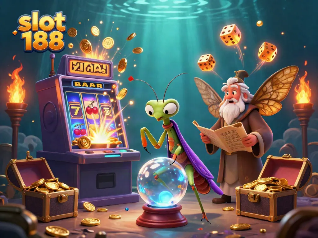 Slot 188 tampil dinamis dengan karakter keberuntungan dan mesin slot jackpot yang memukau.