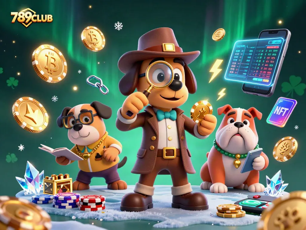 Engage with thrilling poker action at 789CLUB through immersive digital illustration.