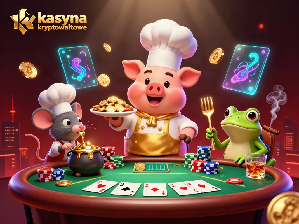 Experience immersive kasyna kryptowalutowe with dynamic Bitcoin and Ethereum gaming themed illustration featuring vibrant characters.