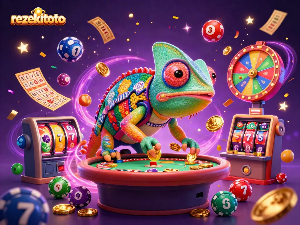 Engage with rezekitoto's vibrant casino world featuring dynamic slots, colorful games, and a lively atmosphere.