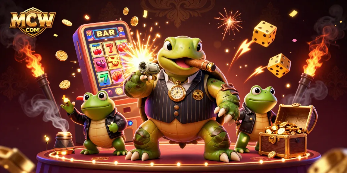 Watch MCW COM's lively casino scene with vibrant characters and thrilling jackpots.