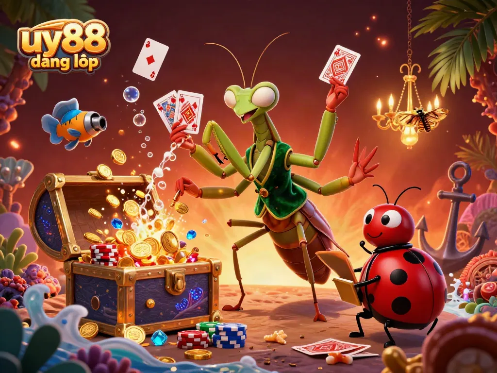 Experience thrilling gameplay at uy88 đăng nhập with vibrant 3D casino characters and rich gaming elements.