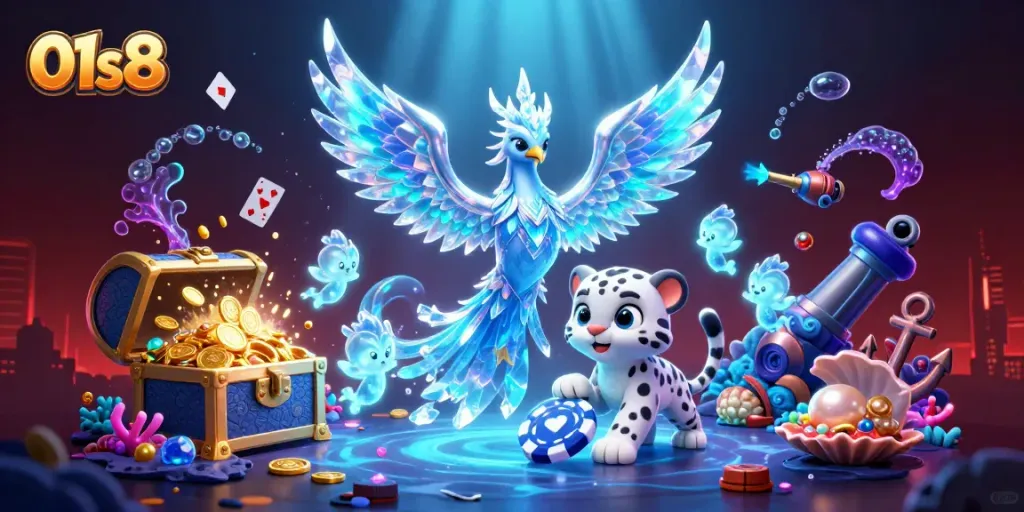 Engage with 01s8 to experience thrilling underwater casino adventure featuring vibrant visuals and dynamic gaming elements.