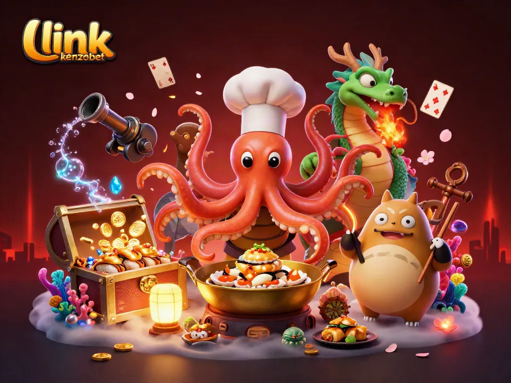 Experience thrilling gameplay at link kenzobet with engaging characters in an exciting casino scene.