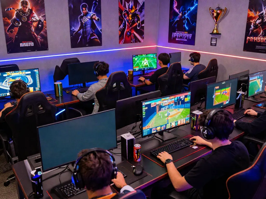 Players engaged in diverse games on HITCLUB, showcasing a vibrant gaming environment