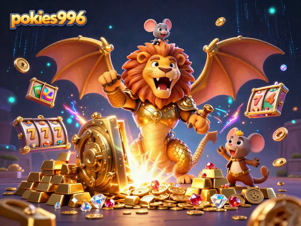 Experience the exciting world of pokies996 with golden treasures and slot reels bursting with energy.
