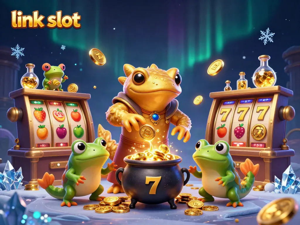 Capture the magic of link slot gaming with vibrant characters and dynamic elements.