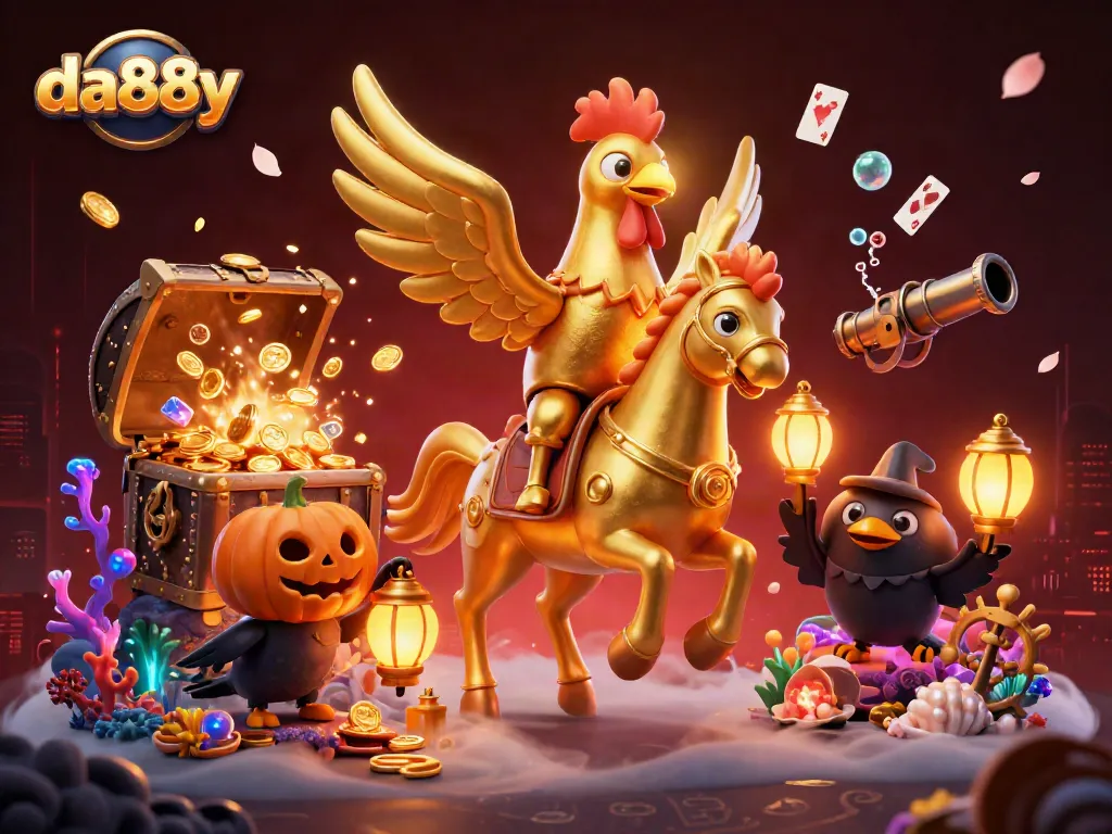 Experience thrilling gameplay on da88y with vibrant 3D characters and dynamic casino elements.
