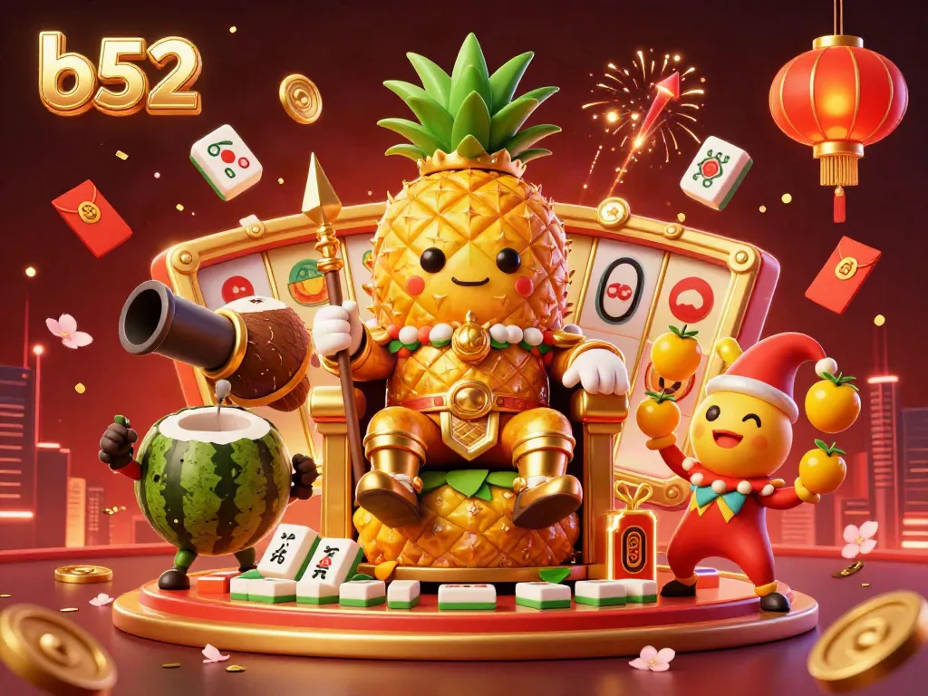 Engage in thrilling gambling with the b52 pineapple king and dynamic slot reels in a vibrant casino